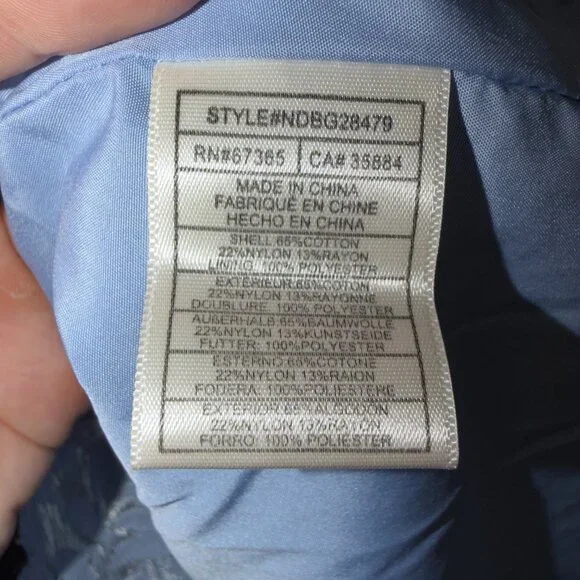 BB Dakota Blue Lace Dress V-Neck Short Sleeve Feminine Size L - Picture 6 of 7